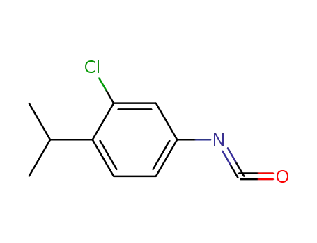 Molecular Structure of 34123-50-7 (2-chloro-4-isocyanato-1-(1-methylethyl)benzene)