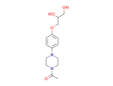 1-아세틸-4-[4-(2,3-디히드록시프로폭시)페닐]피페라진