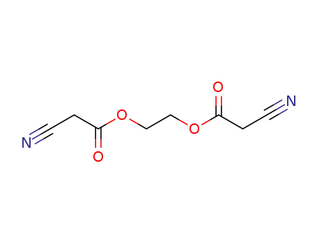 Molecular Structure of 89976-96-5 (Ethylene bis(cyanoacetate))