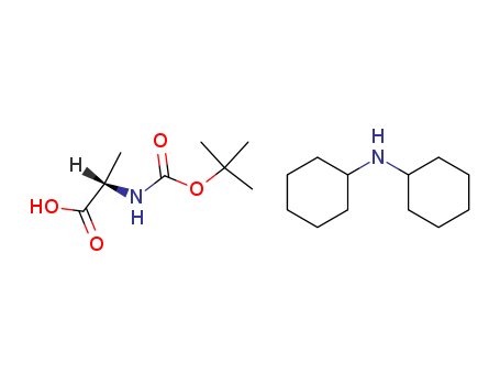 N-((tert-Butoxy)carbonyl)-L-alanine, compound with dicyclohexylamine (1:1)