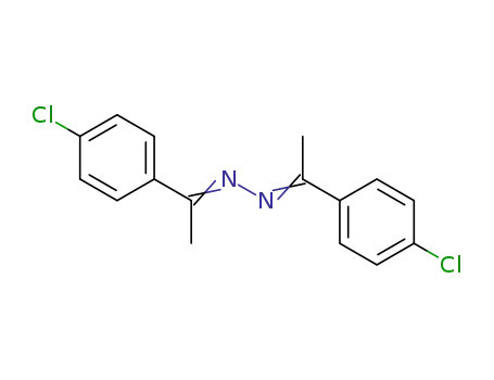 Molecular Structure of 5326-15-8 ((1E)-bis[1-(4-chlorophenyl)ethylidene]hydrazine)