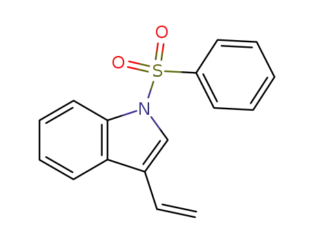 Molecular Structure of 82980-12-9 (3-ethenyl-1-phenylsulfonyl-1H-indole)