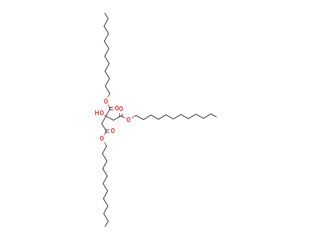Molecular Structure of 65277-53-4 (tridodecyl 2-hydroxypropane-1,2,3-tricarboxylate)