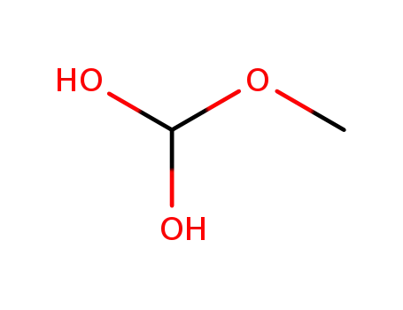 Molecular Structure of 34405-39-5 (Methanediol, methoxy-)