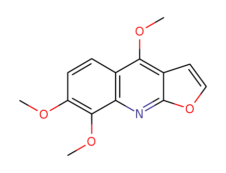 Molecular Structure of 83-95-4 (skimmianine)
