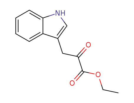 Molecular Structure of 32817-17-7 (indol-3-yl-pyruvic acid ethyl ester)