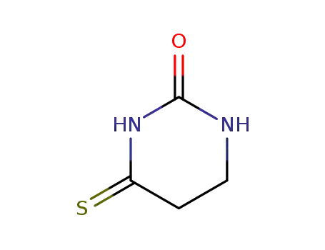 Molecular Structure of 4874-14-0 (Tetrahydro-4-thioxo-1H-pyrimidin-2-one)