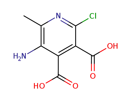 3-amino-6-chloro-2-methylpyridin-4,5-dicarboxylic acid