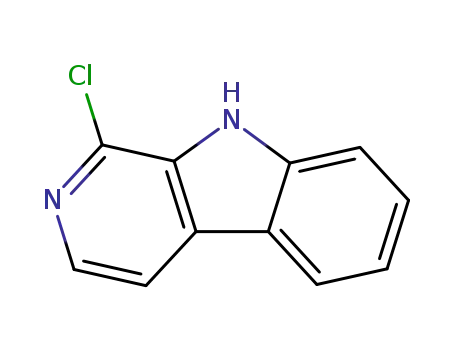 Molecular Structure of 102337-43-9 (1-Chlor-9H-pyrido<3,4-b>indol)