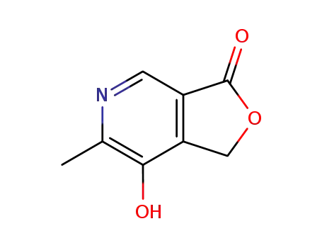 Molecular Structure of 4543-56-0 (2-METHYL-3-HYDROXY-4-HYDROXYMETHYL-5-CARBOXYPYRIDINE LACTONE)