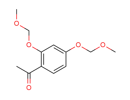 Molecular Structure of 6515-05-5 (2',4'-bis(methoxymethoxy)acetophenone)