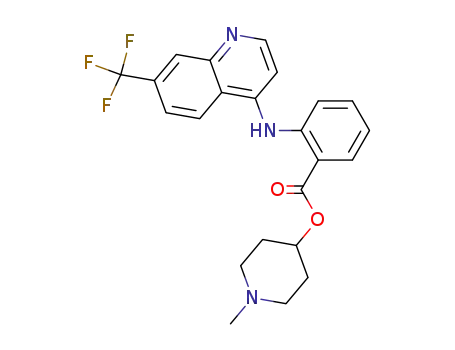 1-methyl-4-piperidinyl 2-[[7-(trifluoromethyl)quinolin-4-yl]amino]benzoate