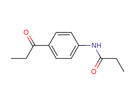 Molecular Structure of 80336-77-2 (propionic acid-(4-propionyl-anilide))