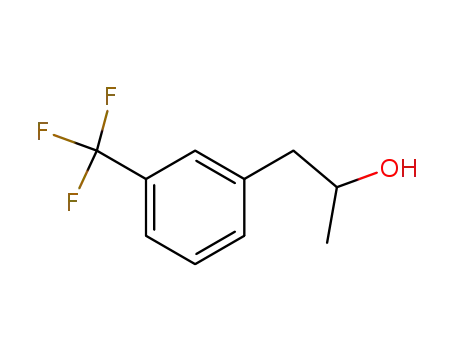 Molecular Structure of 621-45-4 (1-(3-trifluoromethylphenyl)-2-propanol)