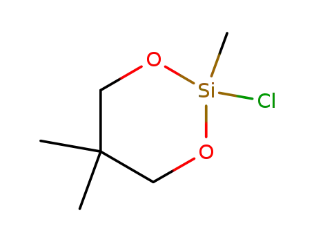 Molecular Structure of 122557-77-1 (1,3-Dioxa-2-silacyclohexane, 2-chloro-2,5,5-trimethyl-)