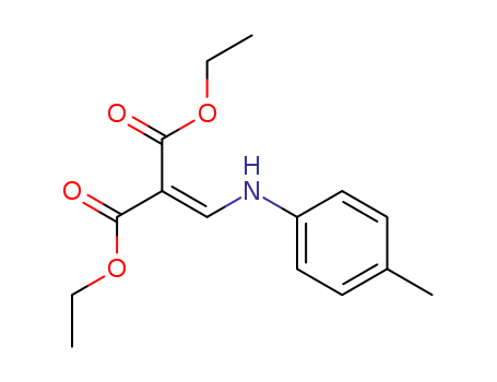 Propanedioic acid,2-[[(4-methylphenyl)amino]methylene]-, 1,3-diethyl ester