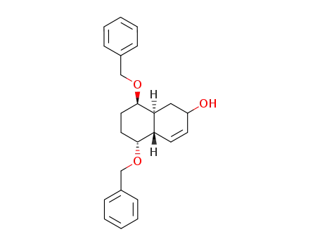 (4aS,5R,8R,8aS)-5,8-Bis-benzyloxy-1,2,4a,5,6,7,8,8a-octahydro-naphthalen-2-ol