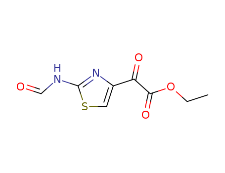 ethyl 2-formamido-α-oxothiazol-4-acetate