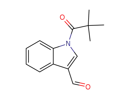 Molecular Structure of 845619-73-0 (1-pivaloylindole-3-carbaldehyde)