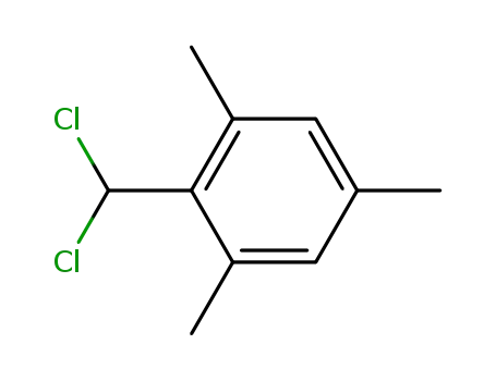 Molecular Structure of 4126-83-4 (2-(dichloromethyl)-1,3,5-trimethylbenzene)