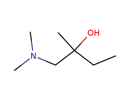 Molecular Structure of 74347-10-7 (1-dimethylamino-2-methylbutan-2-ol)