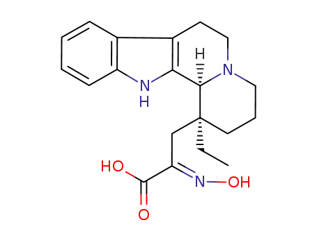 (-)-(1,2,3,4,6,7,12,12bα-octahydro-indolo<2,3-a>quinolizin-1β-yl)-pyruvic acid oxime