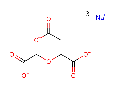 Molecular Structure of 77319-17-6 (Trisodium carboxymethyloxysuccinate)