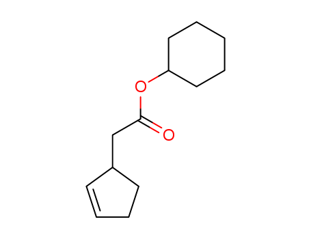 2-Cyclopentene-1-aceticacid, cyclohexyl ester
