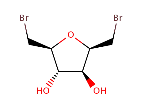 (2S,3S,4S,5R)-2,5-Bis-bromomethyl-tetrahydro-furan-3,4-diol