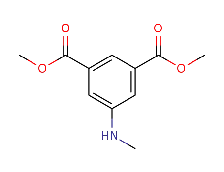 Molecular Structure of 55648-31-2 (5-methylaminoisophthalic acid dimethyl ester)