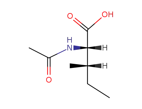 Molecular Structure of 3077-46-1 (N-Acetyl-L-isoleucine)