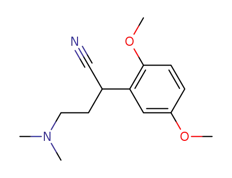 2-(2,5-dimethoxy-phenyl)-4-dimethylamino-butyronitrile