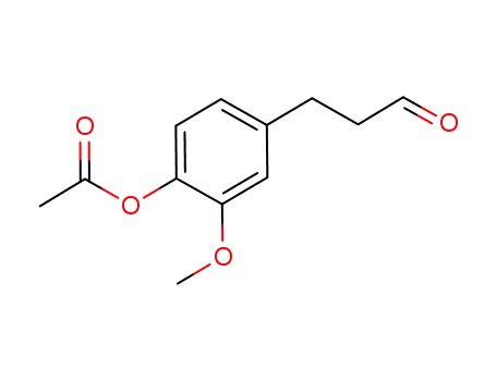 2-methoxy-4-(3-oxopropyl)phenyl ethanoate