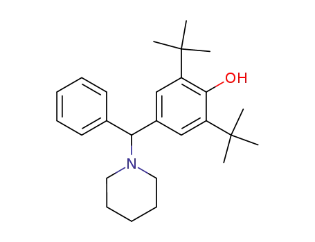 2,6-di-<i>tert</i>-butyl-4-(phenyl-piperidin-1-yl-methyl)-phenol