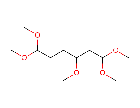 Molecular Structure of 123331-74-8 (1,1,3,6,6-Pentamethoxyhexan)