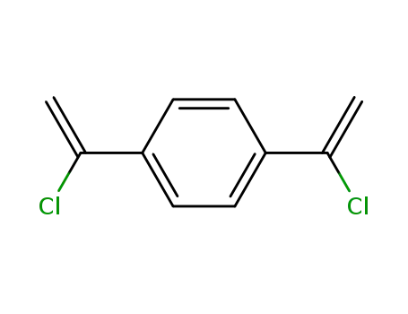 Molecular Structure of 125757-06-4 (1,4-di(1-chloroethenyl)benzene)