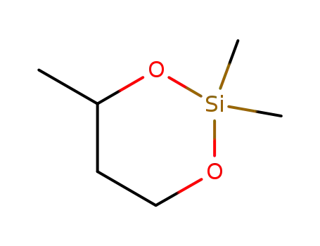 Molecular Structure of 14903-76-5 (2,2,4-trimethyl-2-sila-1,3-dioxacyclohexane)