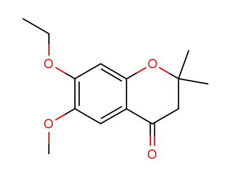 2,2-DIMETHYL-7-ETHOXY-6-METHOXY-4-CHROMANONE