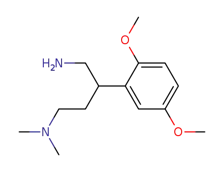 Molecular Structure of 46880-50-6 (2-(2,5-dimethoxy-phenyl)-<i>N</i><sup>4</sup>,<i>N</i><sup>4</sup>-dimethyl-butanediyldiamine)