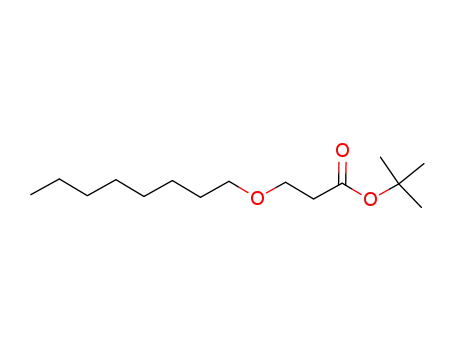 Molecular Structure of 1161364-23-3 (tert-butyl 3-(octyloxy)propanoate)