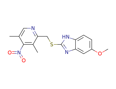 4-Desmethoxy-4-nitro Omeprazole Sulfide