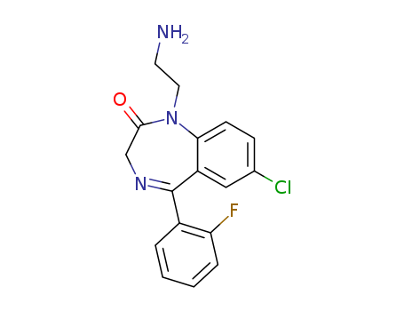 2H-1,4-Benzodiazepin-2-one,1-(2-aminoethyl)-7-chloro