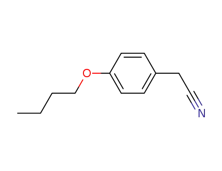 Molecular Structure of 38746-93-9 (4-BUTOXYPHENYLACETONITRILE)