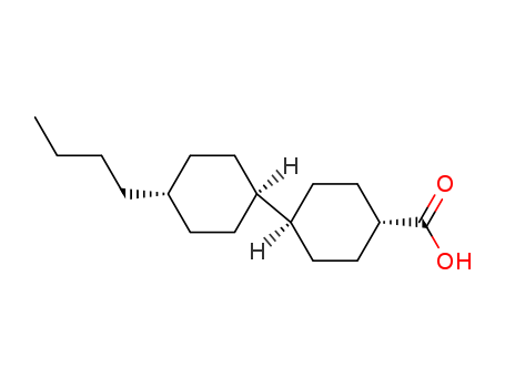 trans-4-(trans-4'-nbutylcyclohexyl) cyclohexane carboxylic acid 89111-63-7