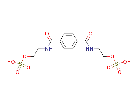 Molecular Structure of 106833-89-0 (1,4-Benzenedicarboxamide, N,N'-bis[2-(sulfooxy)ethyl]-)