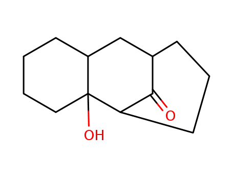 Molecular Structure of 2544-00-5 (2-HYDROXY-TRICYCLO[7.3.1.0(2,7)]TRIDECAN-13-ONE)