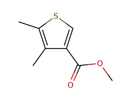 Molecular Structure of 14559-13-8 (methyl 4,5-dimethylthiophene-3-carboxylate)