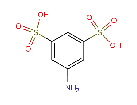 Molecular Structure of 5294-05-3 (5-Amino-1,3-benzenedissulfonic acid)