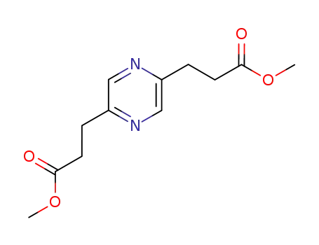 Methyl-3-[5-(2-methoxycarbonylethyl)pyrazin-2-yl]propionate