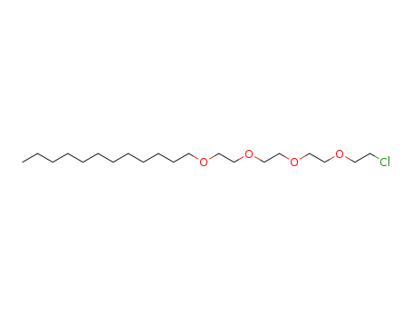 Molecular Structure of 81782-65-2 (1-(2-{2-[2-(2-chloro-ethoxy)-ethoxy]-ethoxy}-ethoxy)-dodecane)